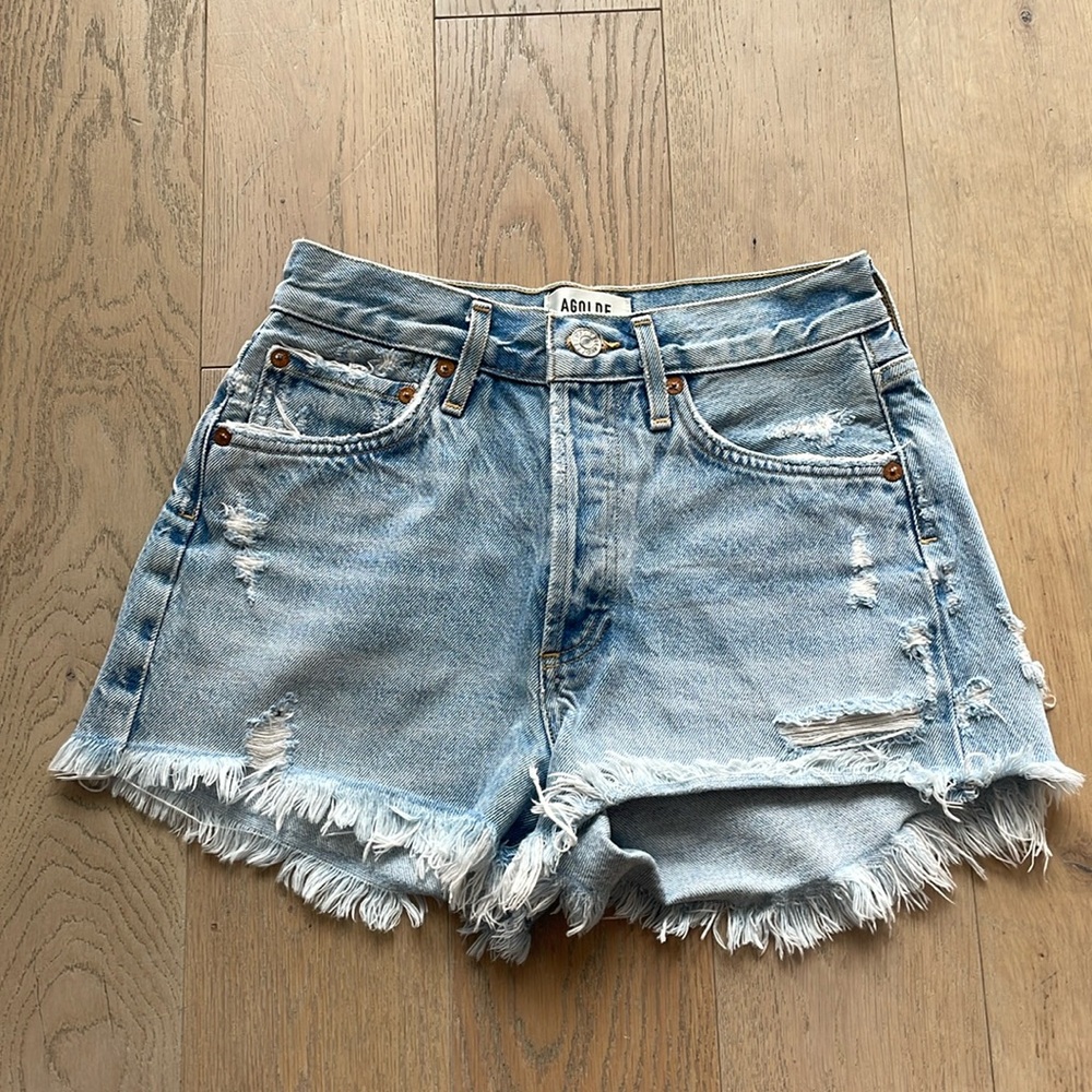 Agolde Parker Vintage Cut Off Short - Picture 4 of 14